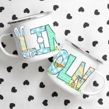 Load image into Gallery viewer, Easter Name Enamel Mug