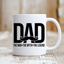 Load image into Gallery viewer, Dad: The Man (mustache)