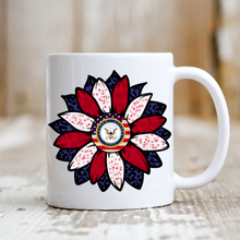 Load image into Gallery viewer, Navy Flower