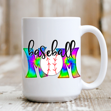 Load image into Gallery viewer, Baseball Mom Tie Dye