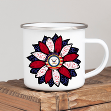 Load image into Gallery viewer, Navy Flower