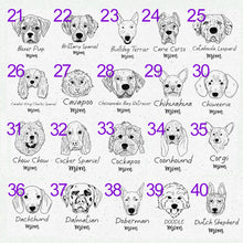 Load image into Gallery viewer, Dog Breed Glass(1 Dog)