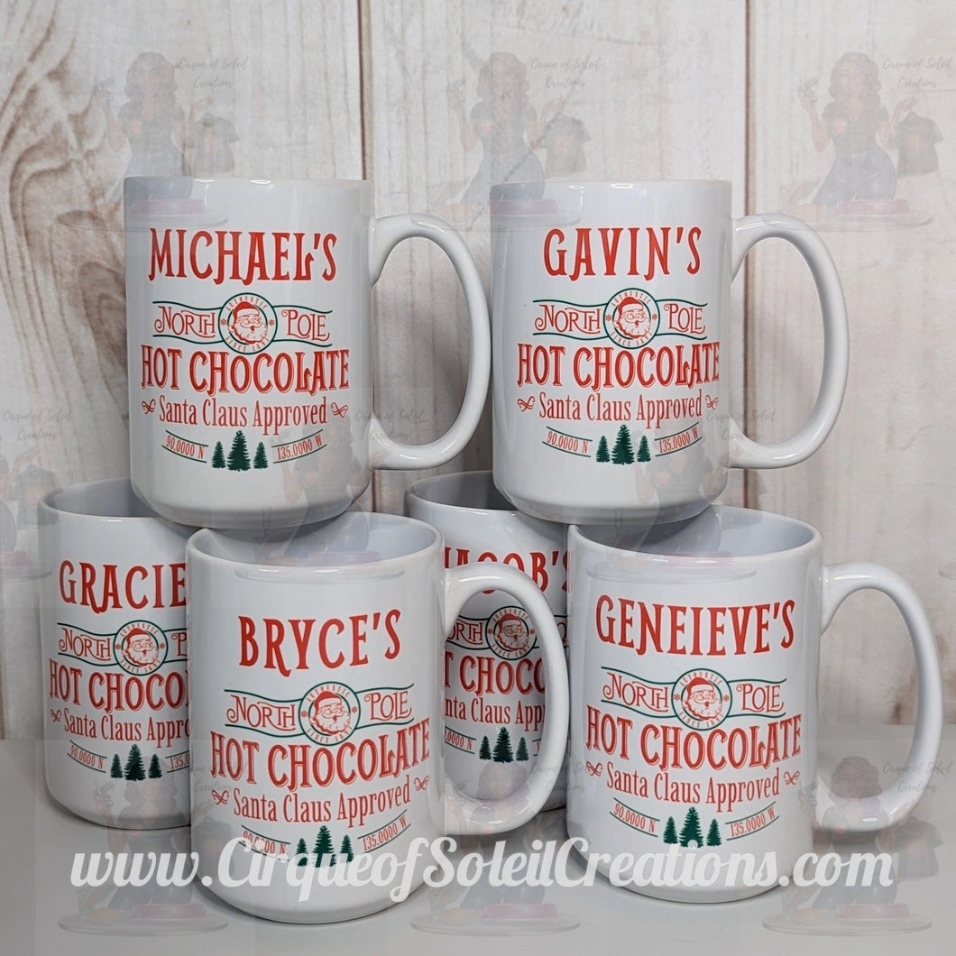 North Pole Hot Cocoa - Personalized