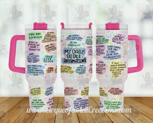 Load image into Gallery viewer, Bible Affirmations - 40oz Tumbler
