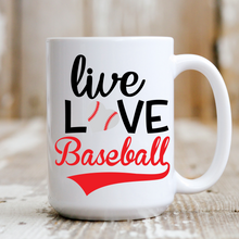 Load image into Gallery viewer, Live Love Baseball
