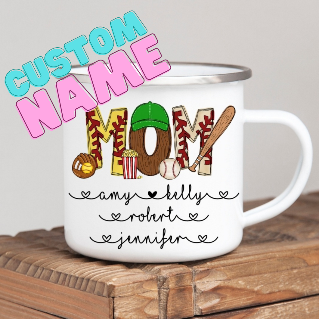 Custom Name Baseball/Softball