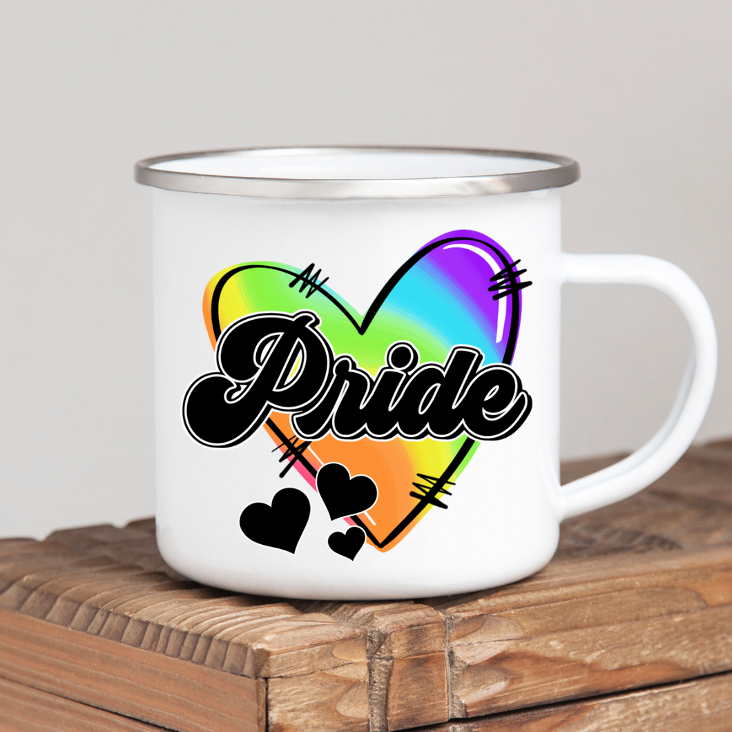 Retro Pride Heart