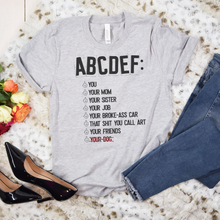 Load image into Gallery viewer, ABCDEF Shirt
