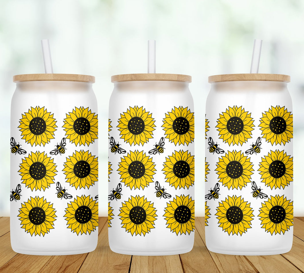 Sunflowers and Honeybees