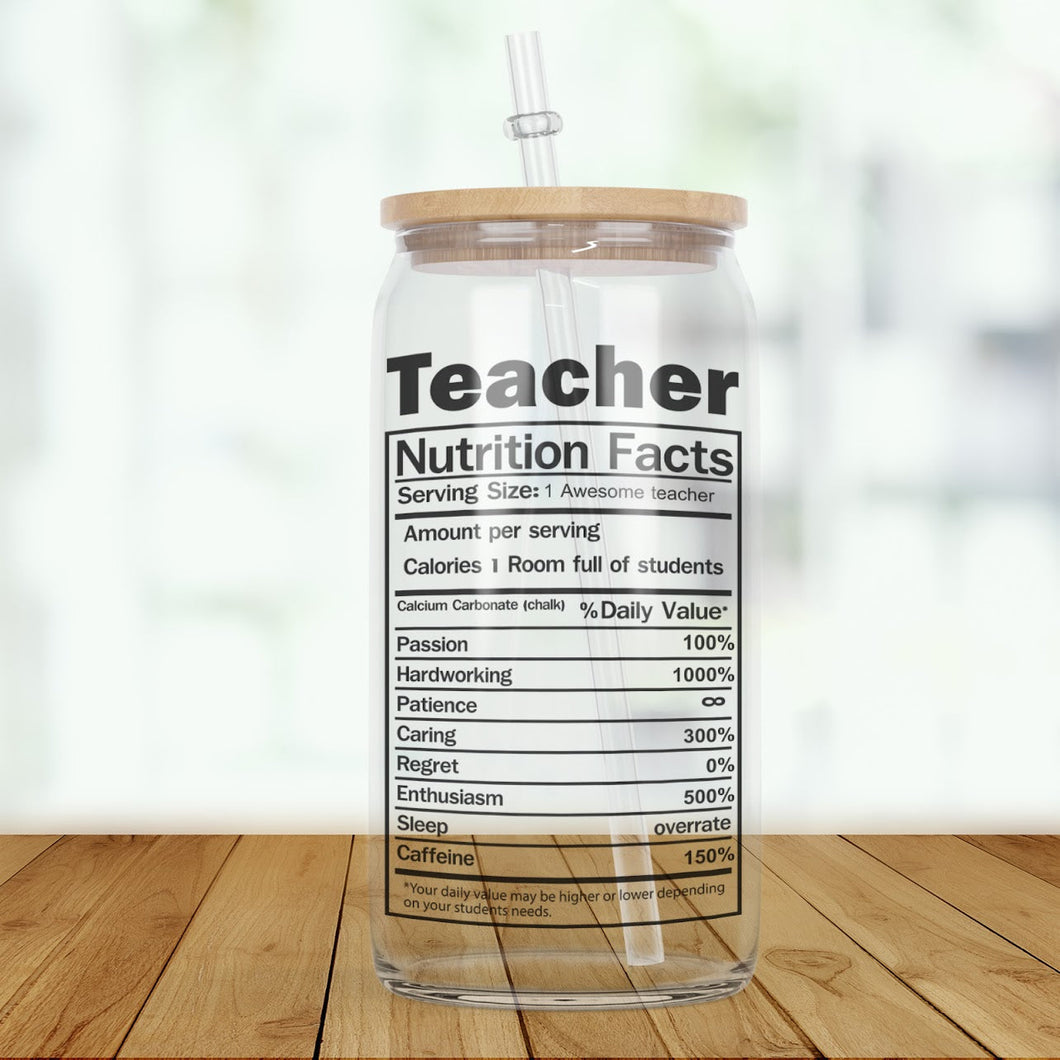 Teacher Nutrition Facts