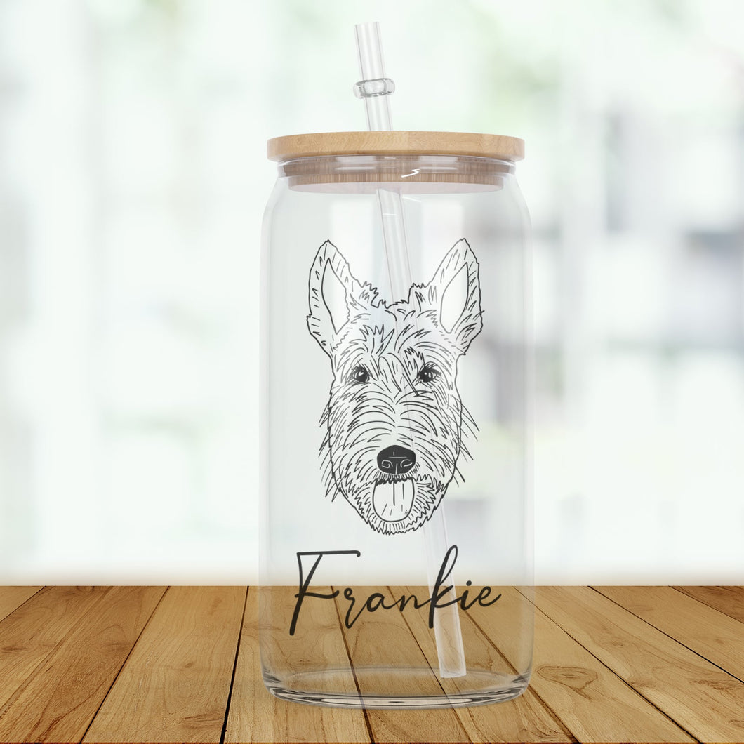 Dog Breed Glass(1 Dog)