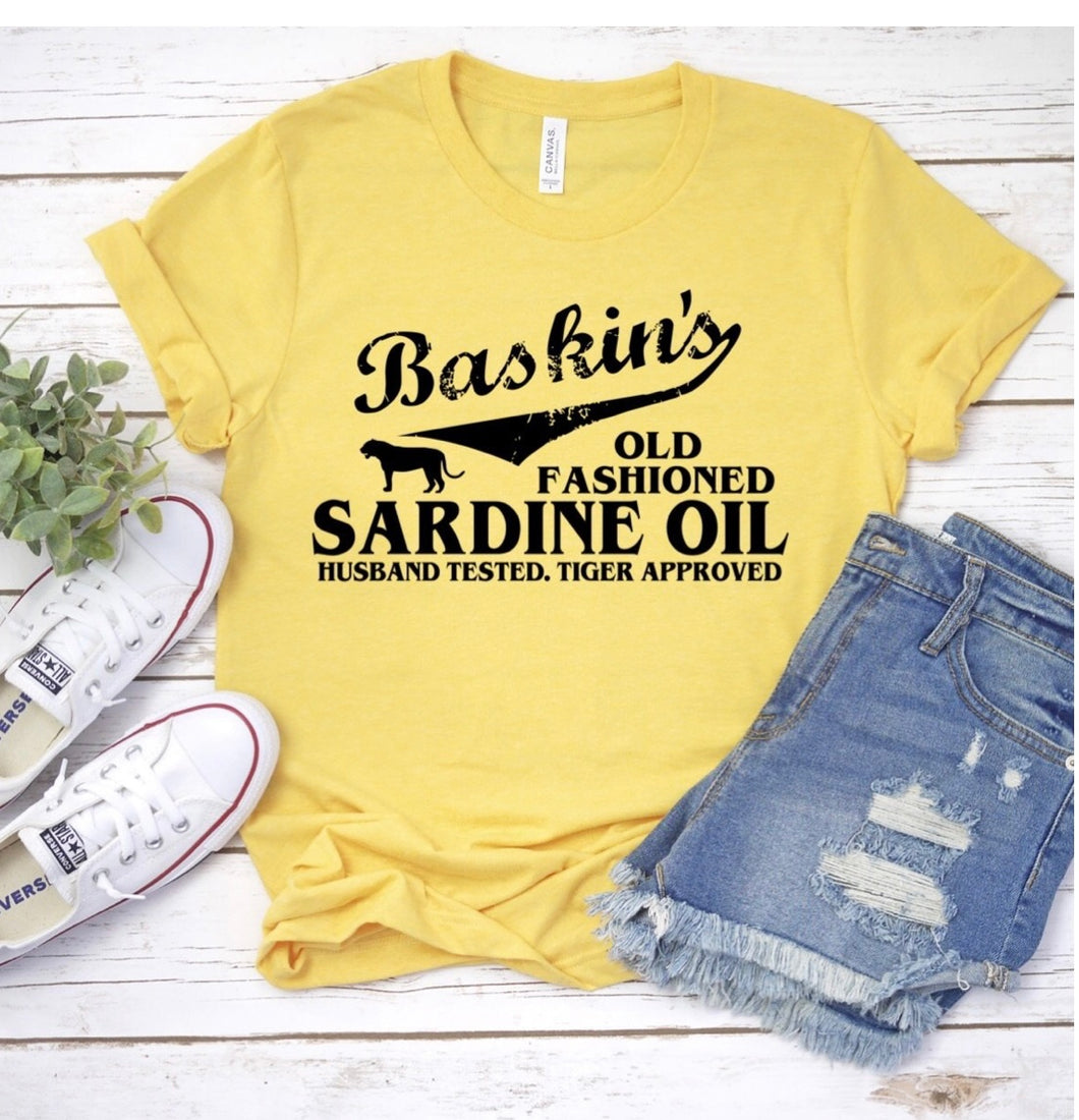 Baskin Old Fashioned Sardine Oil Husband Tested