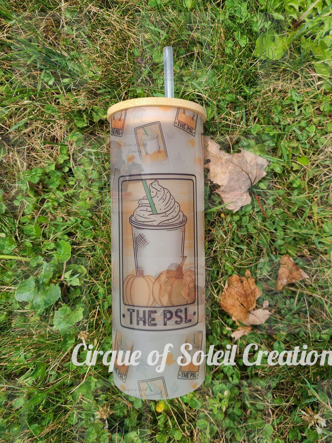 PSL Tarot Wrap Glass Tumbler