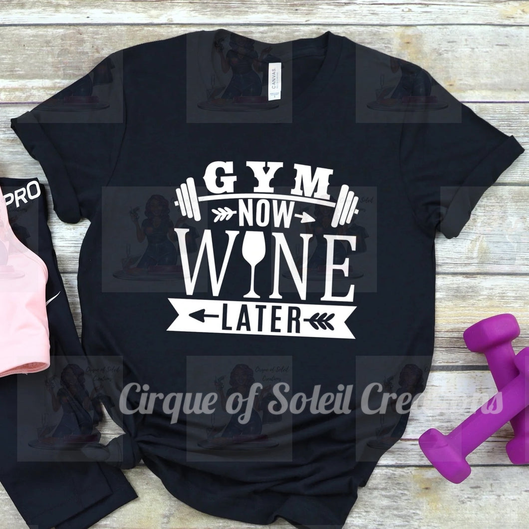 Gym now wine later