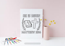 Load image into Gallery viewer, He is Risen - Youth Coloring shirt
