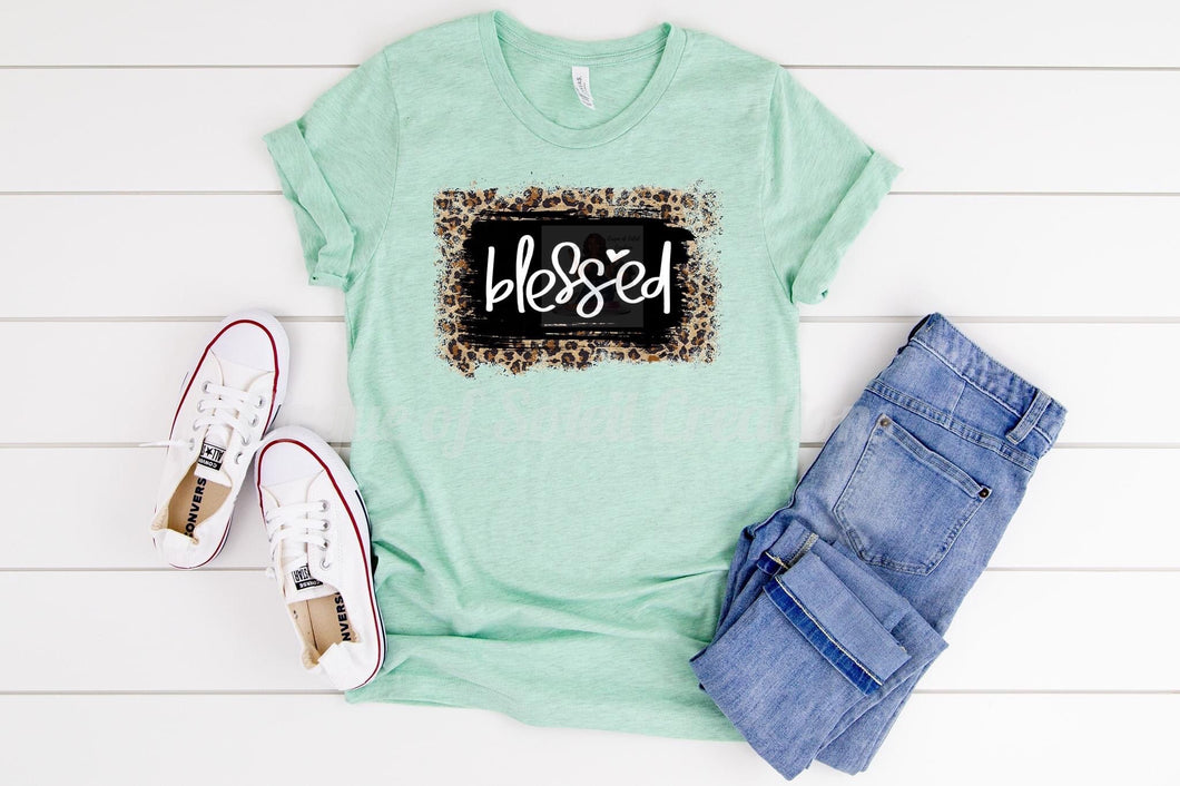 Blessed - Animal Print border