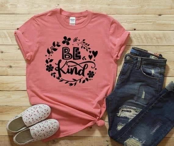 Be Kind with Floral Frame