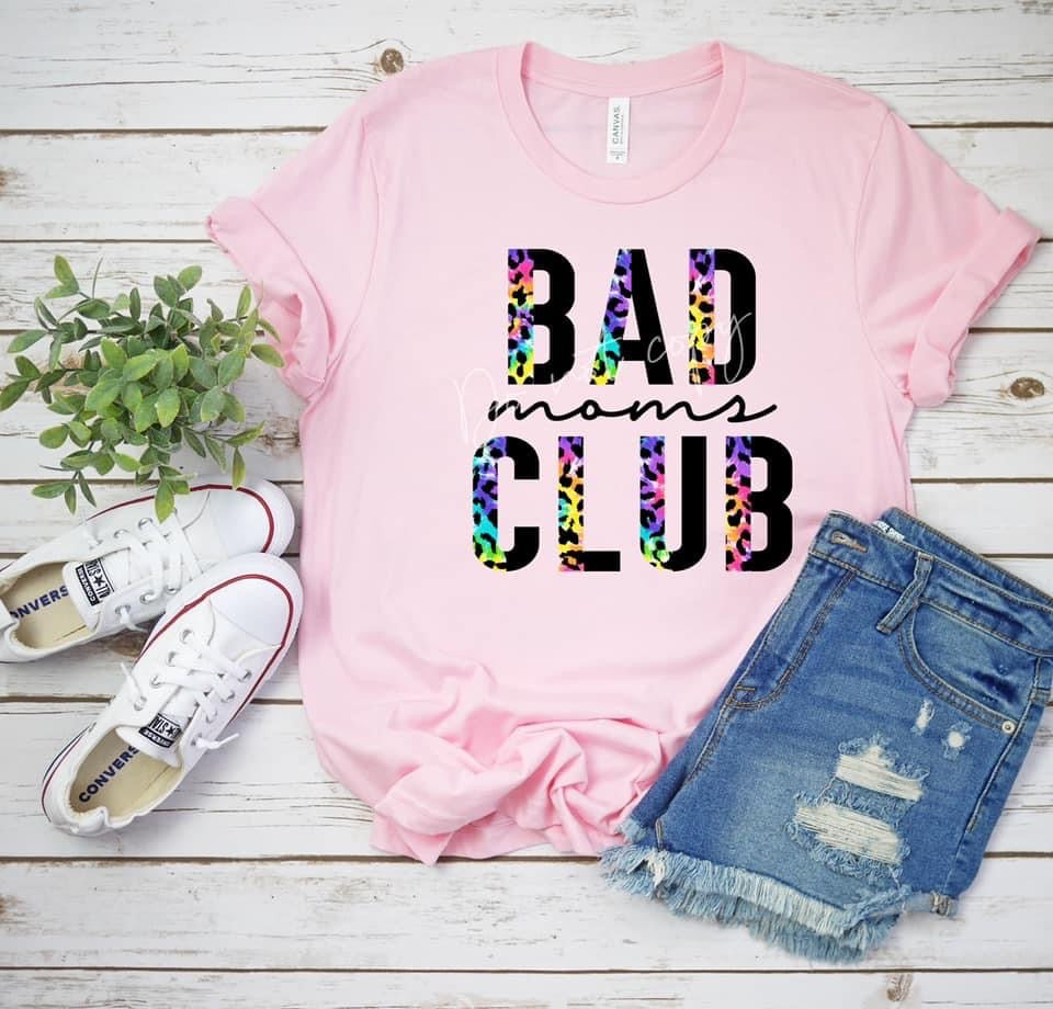 Bad Moms Club - Multicolor Leopard Print