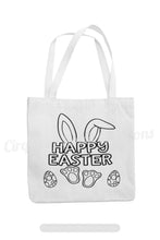 Load image into Gallery viewer, Happy Easter -Bunny w/eggs - Youth Coloring Shirt
