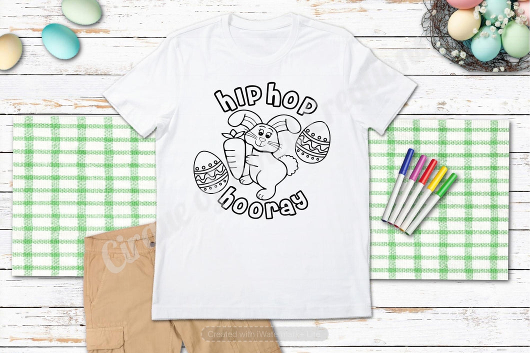 Hip Hop Hooray - Coloring Design